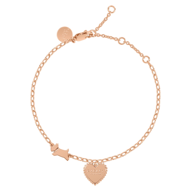 Radley Rose Gold Tone Heart Bracelet