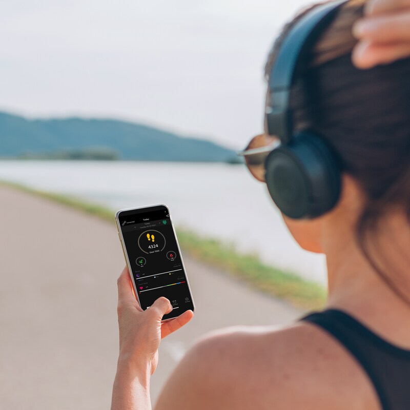 Main Image 6 of Reflex Active Series 3 Ladies’ Pink PU Strap Smartwatch