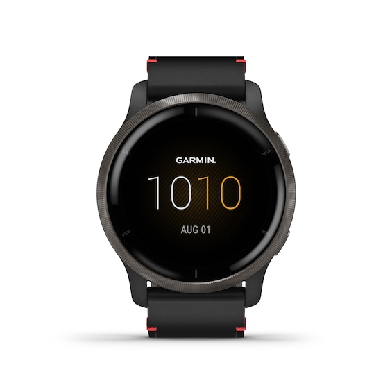 Garmin Venu 2S Mens Grey Silicone Strap Smartwatch
