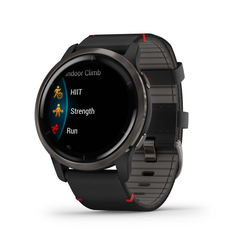 Main Image 2 of Garmin Venu 2S Men's Grey Silicone Strap Smartwatch