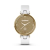 Thumbnail Image 1 of Garmin Lily® Ladies' White Leather Strap Smartwatch