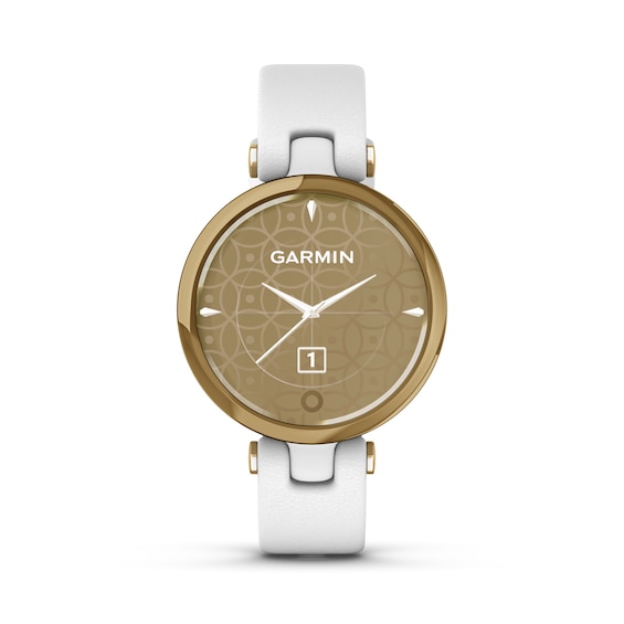 Garmin Lily Ladies White Leather Strap Smartwatch