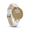 Thumbnail Image 5 of Garmin Lily White Leather Strap Smartwatch