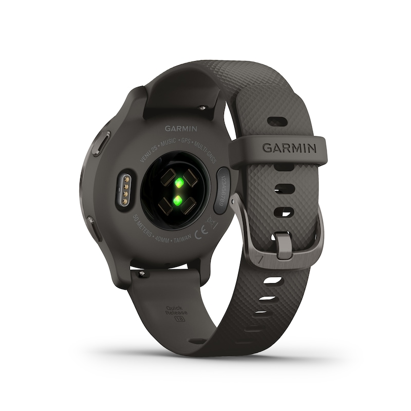 Main Image 4 of Garmin Venu 2S Ladies' Grey Silicone Strap Smartwatch