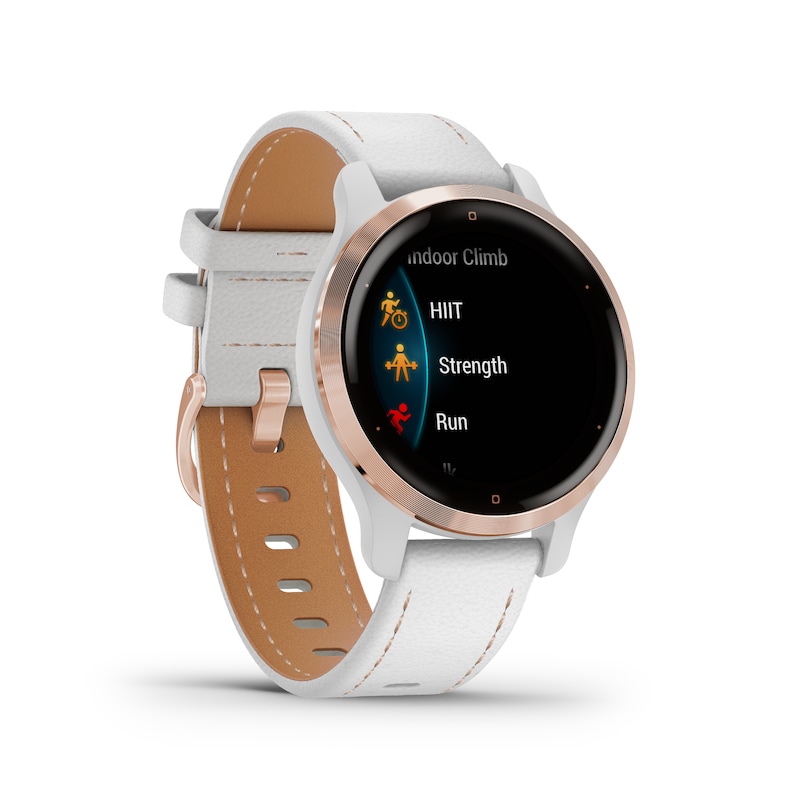 Main Image 3 of Garmin Venu 2S White Silicone Strap Smartwatch