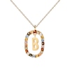 Thumbnail Image 0 of PDPAOLA  18ct Gold Plated Gemstones Initial B Pendant