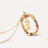 Thumbnail Image 3 of PDPAOLA  18ct Gold Plated Gemstones Initial B Pendant
