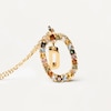 Thumbnail Image 2 of PDPAOLA  18ct Gold Plated Gemstones Initial D Pendant
