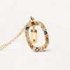 Thumbnail Image 3 of PDPAOLA  18ct Gold Plated Gemstones Initial D Pendant