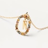 Thumbnail Image 3 of PDPAOLA  18ct Gold Plated Gemstones Initial N Pendant