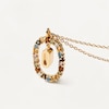 Thumbnail Image 3 of PDPAOLA  18ct Gold Plated Gemstones Initial O Pendant