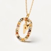 Thumbnail Image 2 of PDPAOLA  18ct Gold Plated Gemstones Initial P Pendant