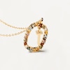 Thumbnail Image 3 of PDPAOLA  18ct Gold Plated Gemstones Initial T Pendant