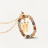 Thumbnail Image 3 of PDPAOLA  18ct Gold Plated Gemstones Initial W Pendant