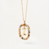 Thumbnail Image 2 of PDPAOLA  18ct Gold Plated Gemstones Initial Z Pendant
