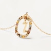 Thumbnail Image 3 of PDPAOLA  18ct Gold Plated Gemstones Initial Z Pendant