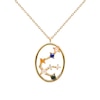 Thumbnail Image 1 of PDPAOLA  Aquarius 18ct Gold Plated Gemstones Pendant