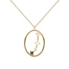Thumbnail Image 1 of PDPAOLA  18ct Gold Plated Zirconia Pendant