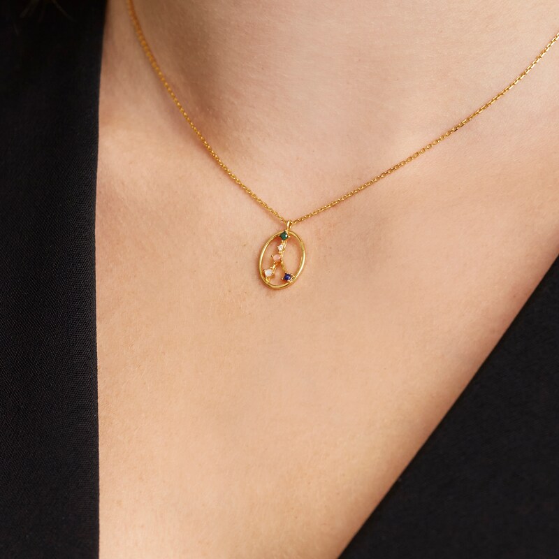 Main Image 3 of PDPAOLA  Cancer 18ct Gold Plated Sterling Silver