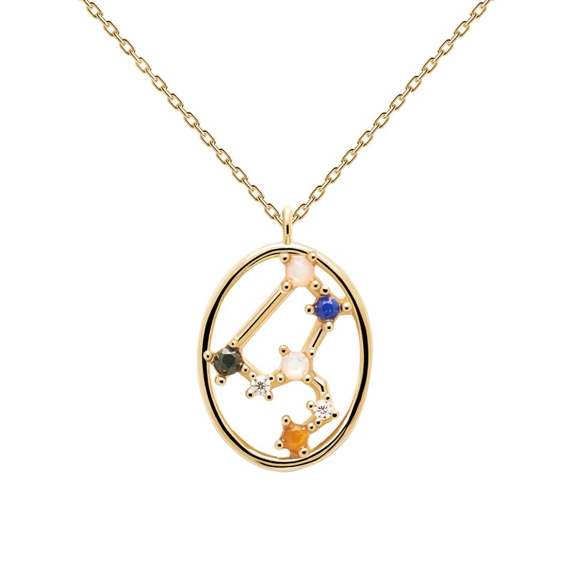 Main Image 1 of PDPAOLA  Leo 18ct Gold Plated Sterling Silver