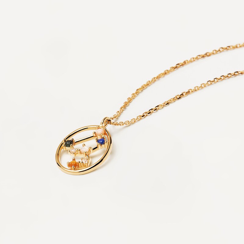Main Image 2 of PDPAOLA  Leo 18ct Gold Plated Sterling Silver