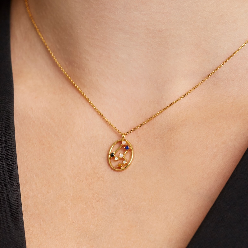 Main Image 3 of PDPAOLA  Leo 18ct Gold Plated Sterling Silver