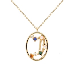 PDPAOLA  Libra 18ct Gold Plated Silver