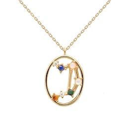 PDPAOLA  Libra 18ct Gold Plated Sterling Silver