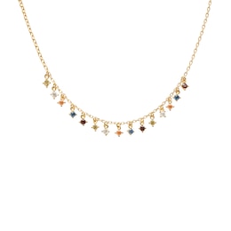 PDPAOLA 18ct Gold Plated Zirconia Necklace