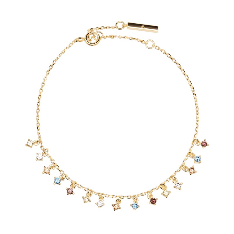 PDPAOLA 18ct Gold Plated Zirconia Bracelet | H.Samuel