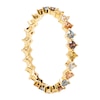 PDPAOLA  18ct Gold Plated Zirconia Ring Size L
