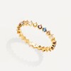Thumbnail Image 1 of PDPAOLA  18ct Gold Plated Zirconia Ring Size M-N