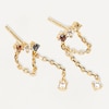 Thumbnail Image 1 of PDPAOLA  18ct Gold Plated Zirconia Stud Earrings