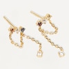 Thumbnail Image 2 of PDPAOLA  18ct Gold Plated Zirconia Stud Earrings