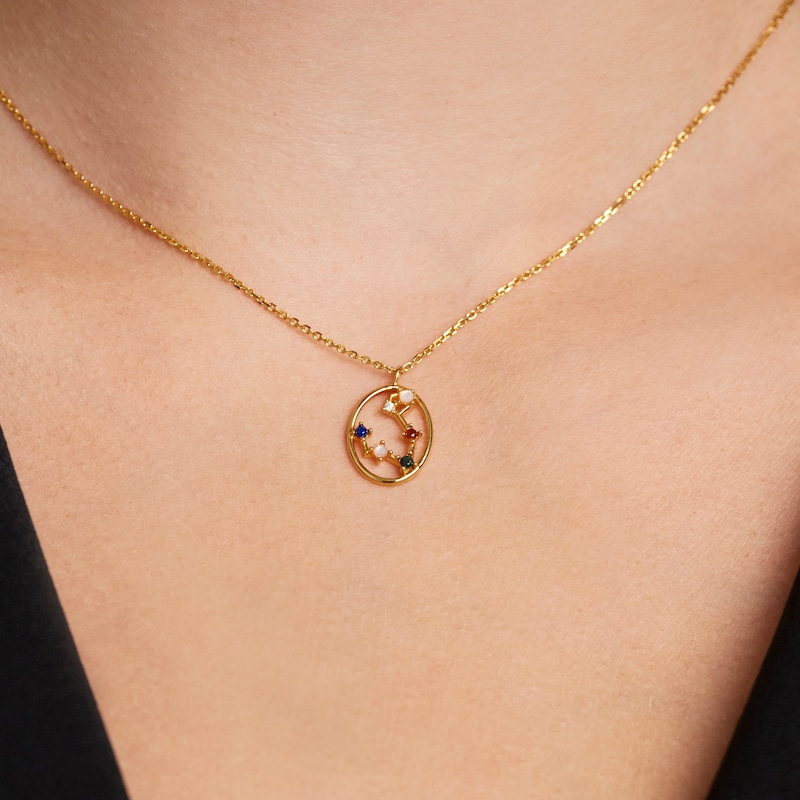 Main Image 3 of PDPAOLA  Pisces 18ct Gold Plated Sterling Silver