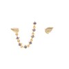 Thumbnail Image 1 of PDPAOLA  Joanne 18ct Gold Plated Zirconia Stud Earrings