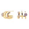 Thumbnail Image 0 of PDPAOLA  Royal 18ct Gold Plated Zirconia Stud Earrings