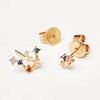 Thumbnail Image 2 of PDPAOLA  Aquarius 18ct Gold Plated Gemstones Stud Earrings