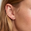 Thumbnail Image 2 of PDPAOLA  Aquarius 18ct Gold Plated Gemstones Stud Earrings