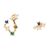Thumbnail Image 0 of PDPAOLA  Pisces 18ct Gold Plated Gemstones Stud Earrings