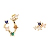 Thumbnail Image 1 of PDPAOLA  Pisces 18ct Gold Plated Gemstones Stud Earrings