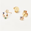 Thumbnail Image 1 of PDPAOLA  Pisces 18ct Gold Plated Gemstones Stud Earrings