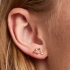 Thumbnail Image 3 of PDPAOLA  Pisces 18ct Gold Plated Gemstones Stud Earrings