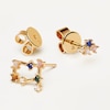 Thumbnail Image 2 of PDPAOLA  Gemini 18ct Gold Plated Gemstones Stud Earrings