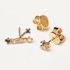 Thumbnail Image 2 of PDPAOLA  Cancer 18ct Gold Plated Gemstones Stud Earrings