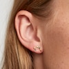 Thumbnail Image 2 of PDPAOLA  Libra 18ct Gold Plated Gemstones Stud Earrings