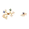 Thumbnail Image 1 of PDPAOLA  Sagittarius 18ct Gold Plated Gemstones Earrings