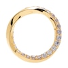Thumbnail Image 1 of PDPAOLA Cavalier 18ct Gold Plated Zirconia Ring Size L