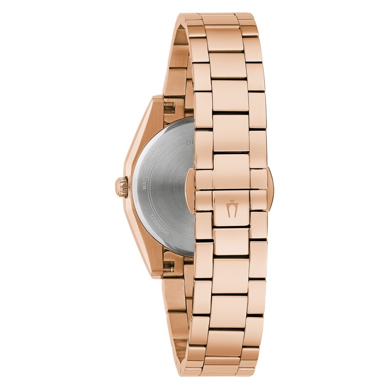 Main Image 3 of Bulova Classic Surveyor Ladies' Diamond Dot Rose Gold Tone Bracelet Watch
