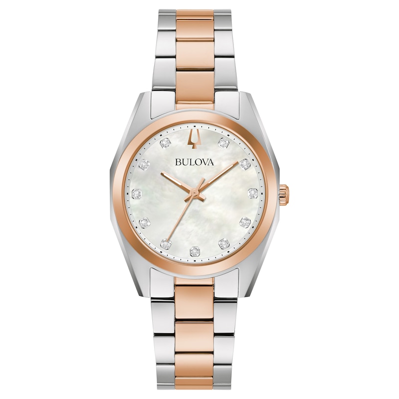 Main Image 1 of Bulova Classic Surveyor Ladies' Diamond Dot Two Tone Bracelet Watch